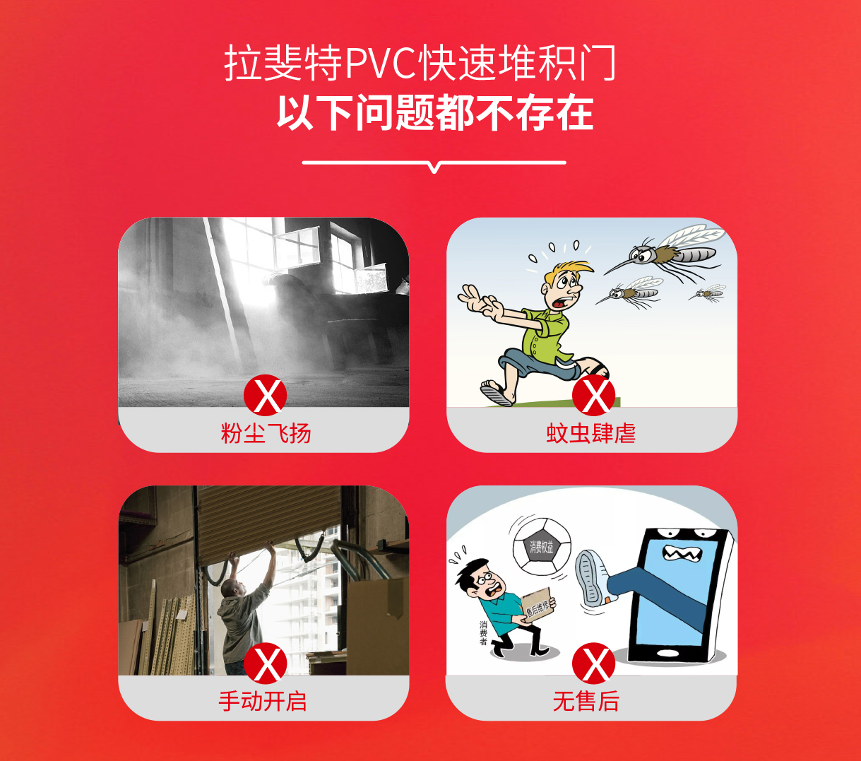  PVC快速堆積門技術解決方案