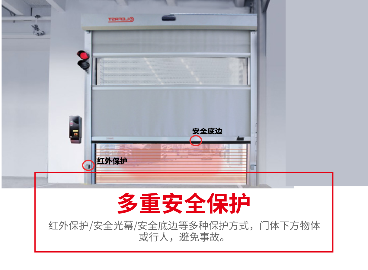  PVC軟簾快速卷簾門-PVC軟簾快速卷簾門廠房智能升級(jí)方案